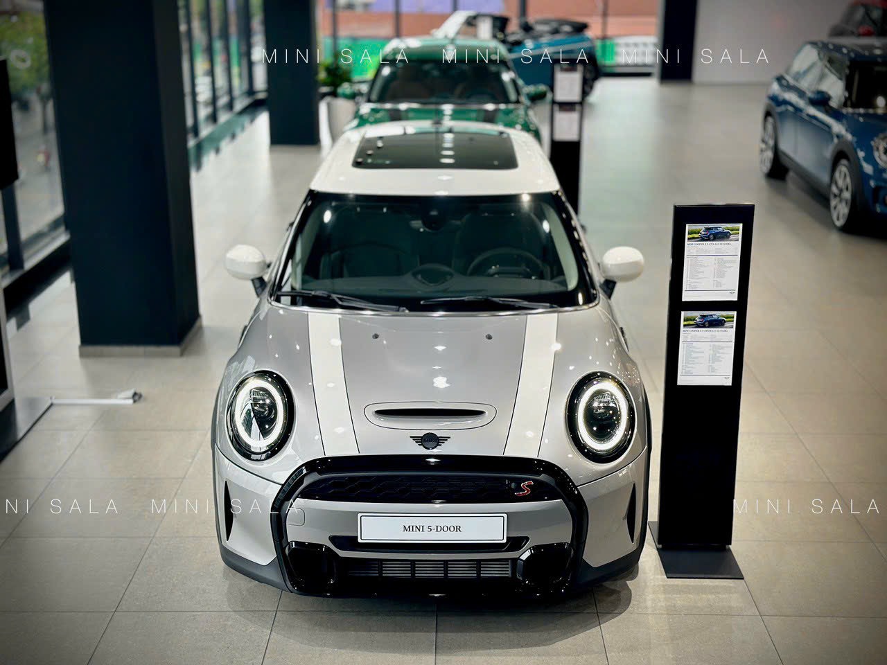 z5490124224153 6a8e1b4b2e329d17a6c96d3736a1011c MINI COOPER S 5 DOOR MÀU MELTING SIVER III MỆNH KIM